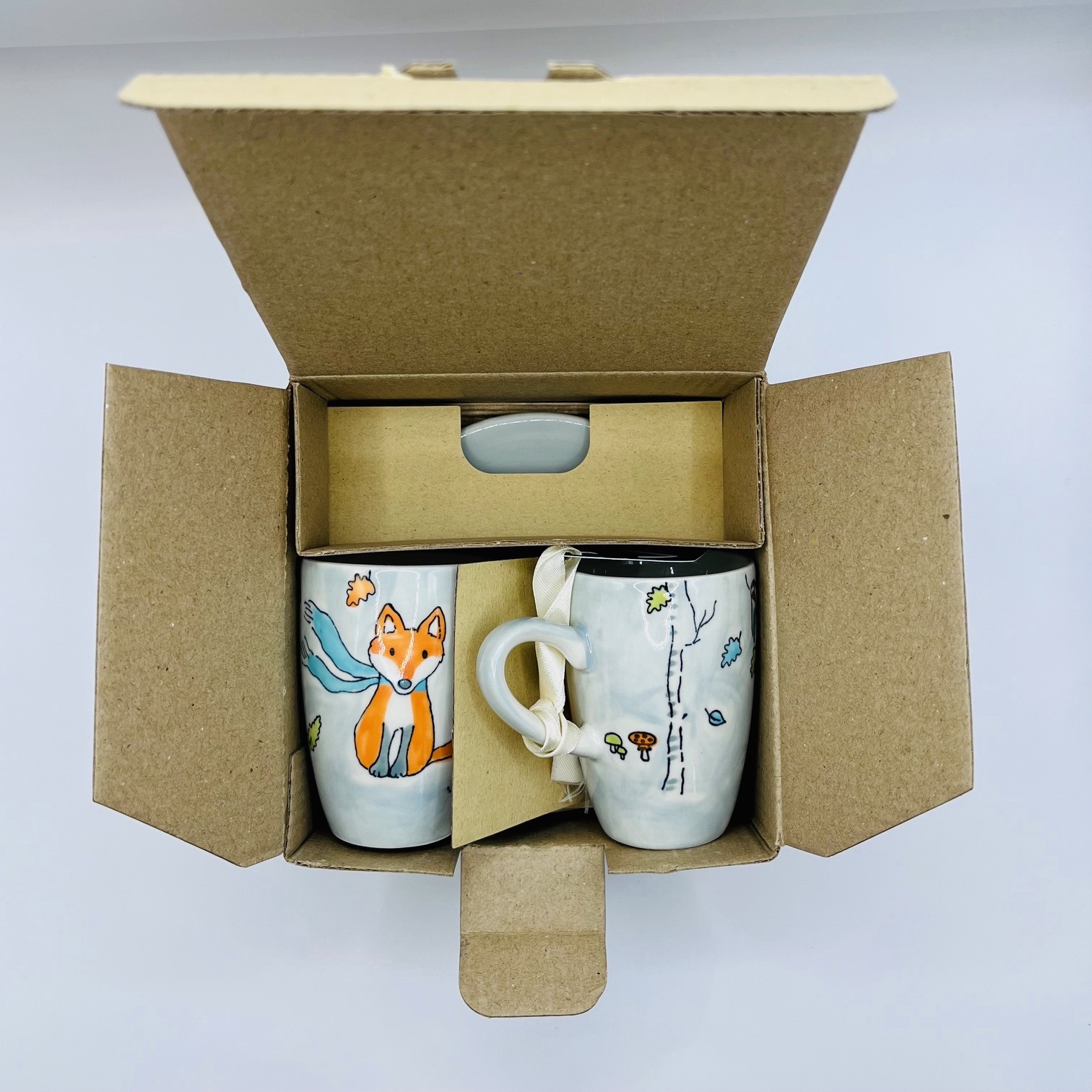 Espresso Tasse - 2er Set in Geschenkbox - Clever Fox