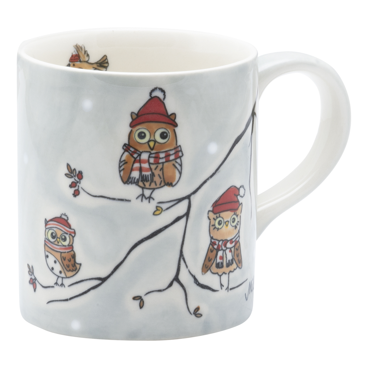 Becher - Wintereulen