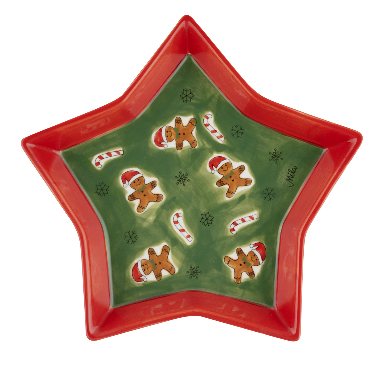 Plätzchenteller - Gingerbreadman