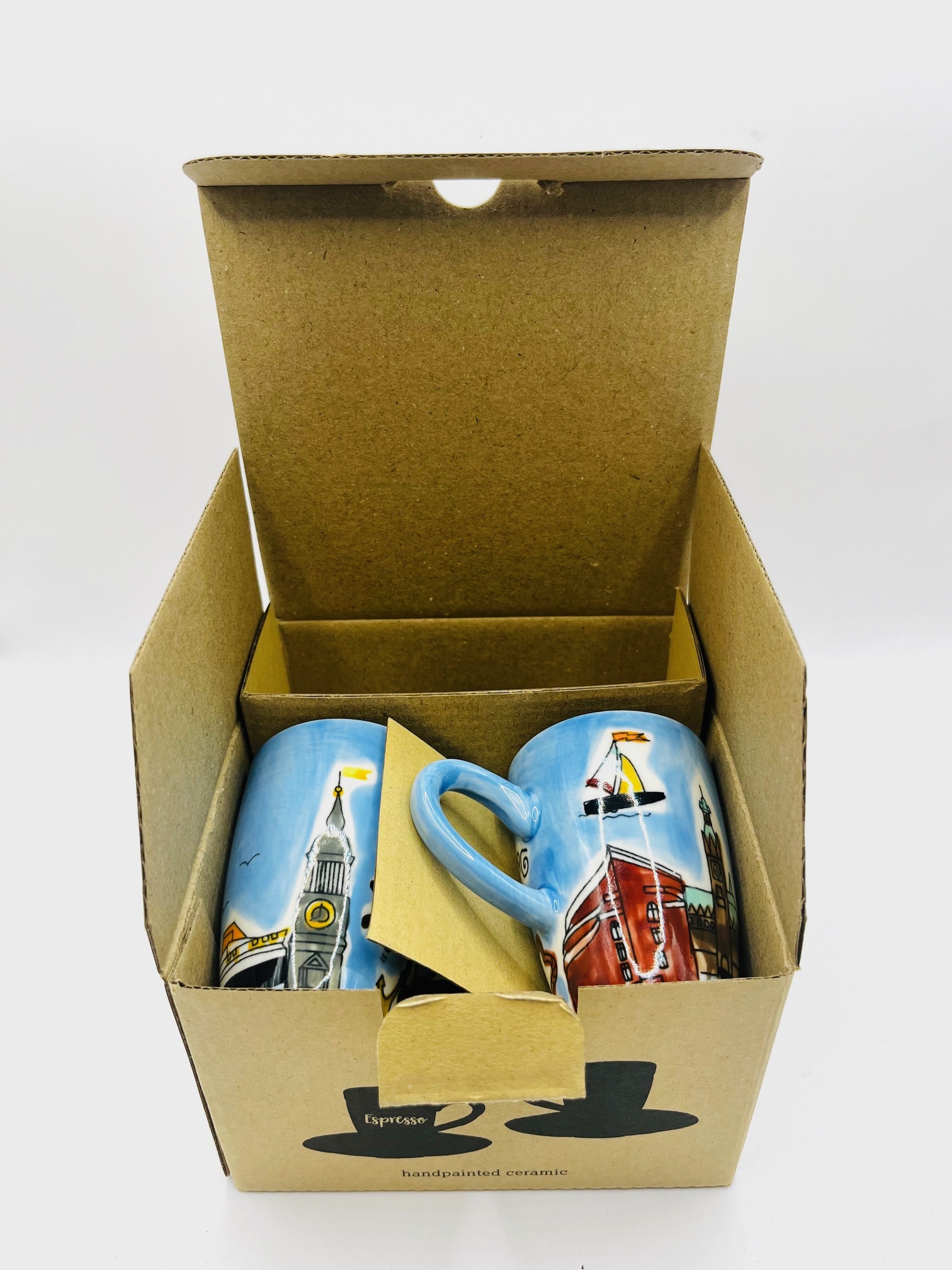Espresso Tasse - 2er Set in Geschenkbox - Hamburg