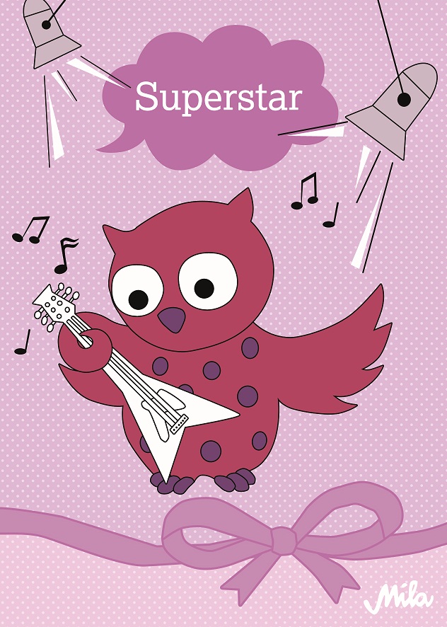 Postkarte - My Superstar