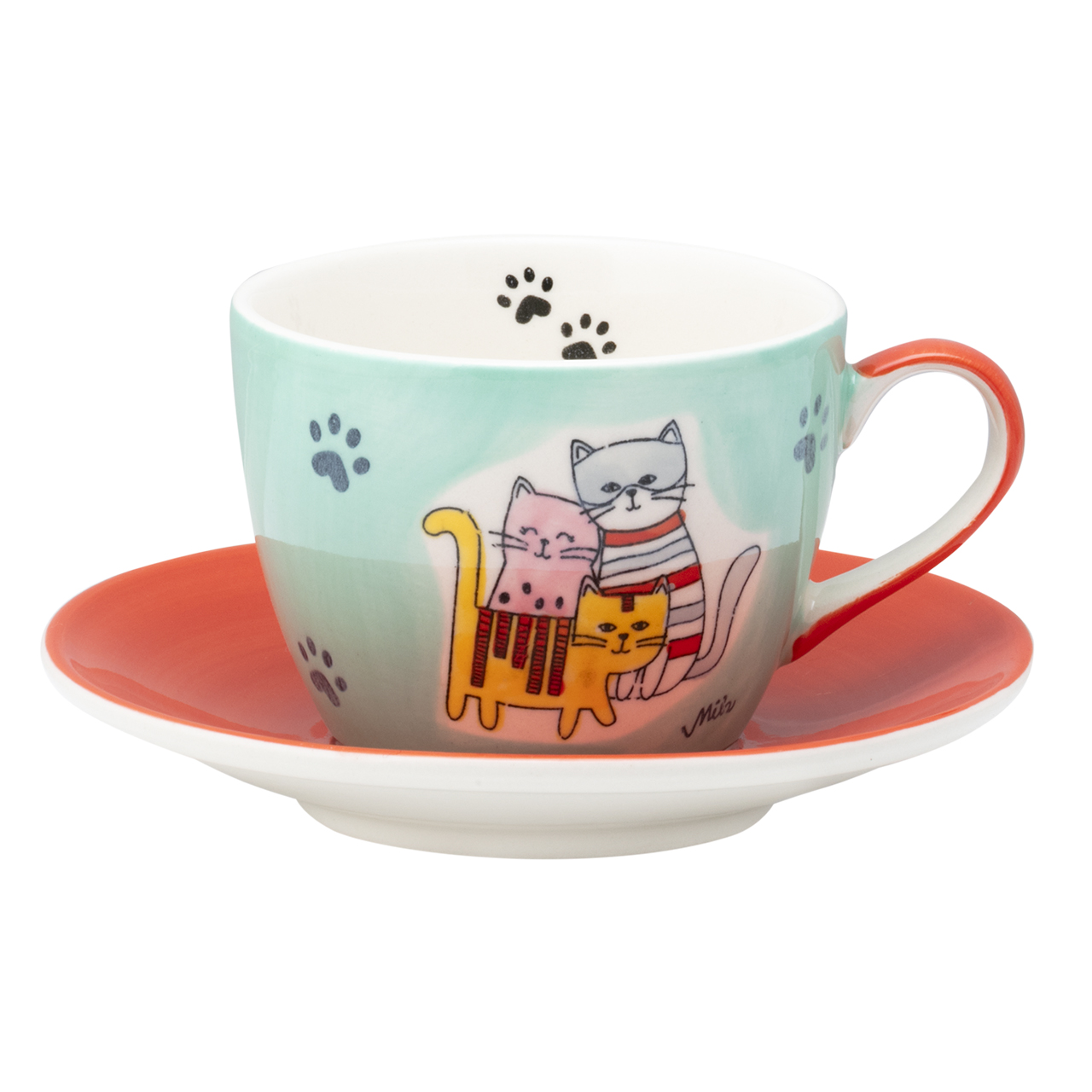 Cappuccino Tasse - Katzenliebe